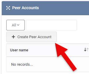 Create Peer Account