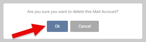 Delete Mail Account Confirmation