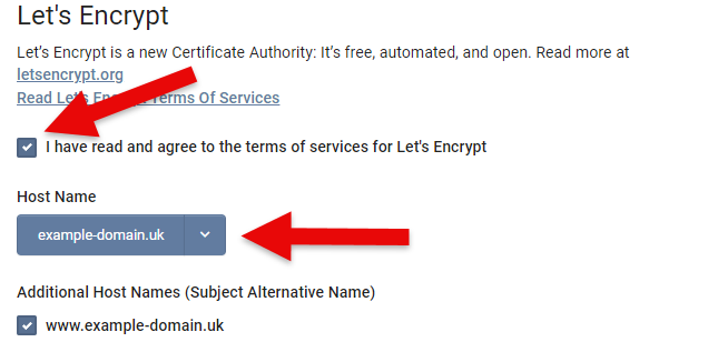 Install SSL Certificate